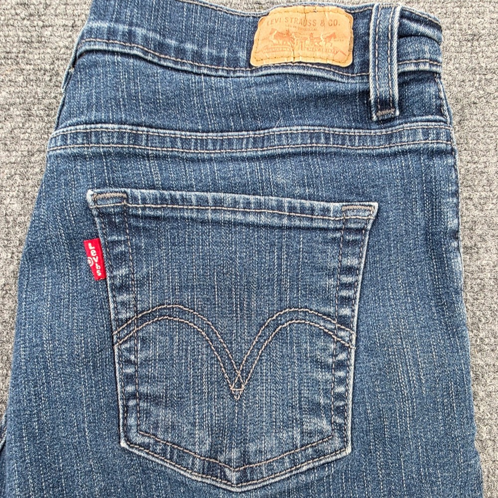 Levi Strauss Co 512 Bootcut Jeans Women's Blue Denim Perfectly Slimming Size‎ 12